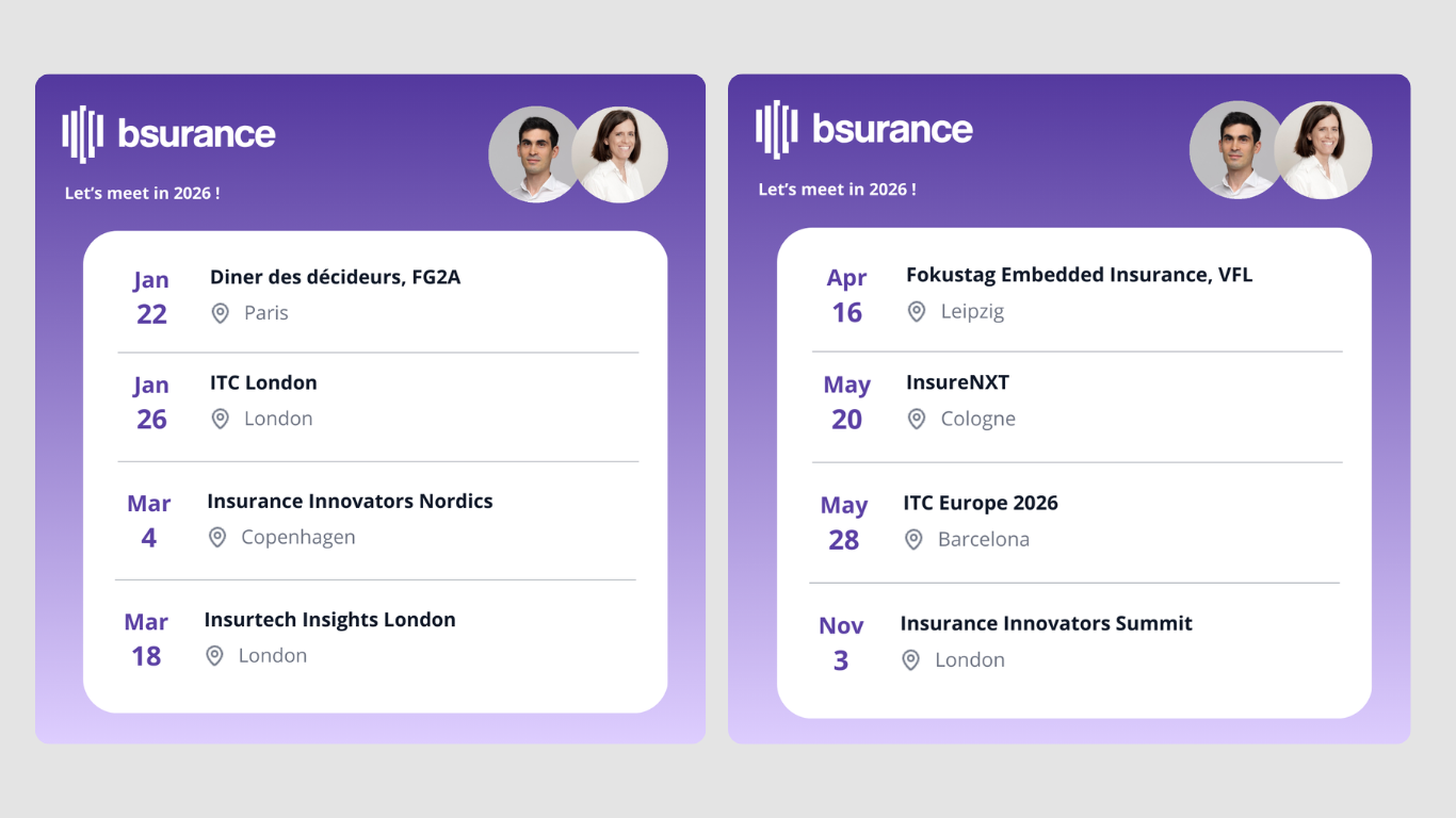 bsurance 2026 events calendar